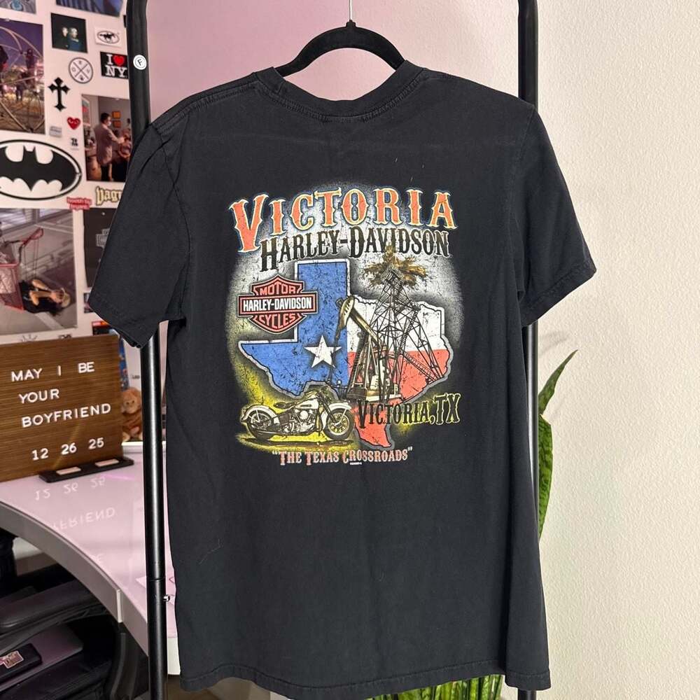 Harley Davidson Victoria Texas Dealership Graphic T-Shirt